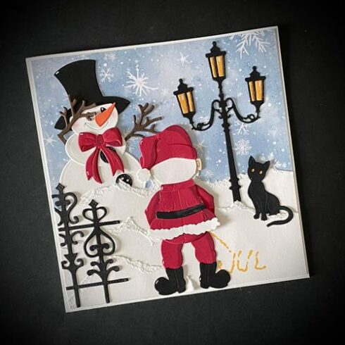 By Lene stanssi STREET LAMP Cutting Embossing Die 2
