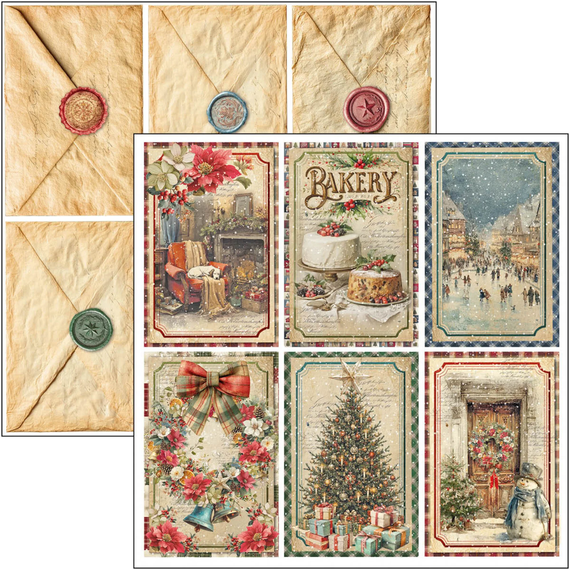 Ciao Bella – Merry & Bright paperilajitelma 20 x 20 cm - Image 5