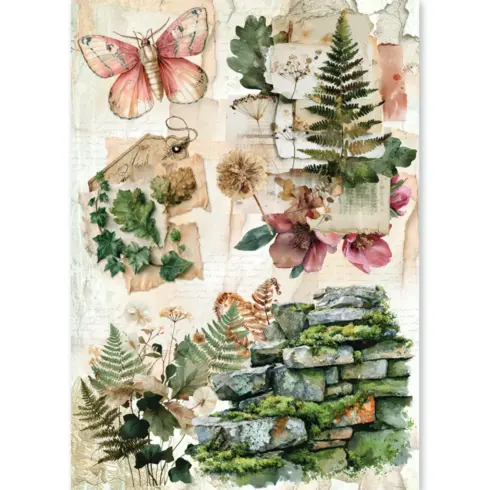 Ciao Bella The Nature Journal Rice Paper Mixed riisipaperi 6