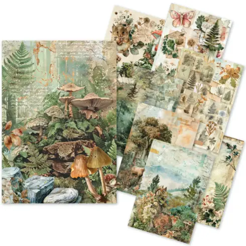Ciao Bella – The Nature Journal Rice Paper Mixed riisipaperi 8kpl (A5)