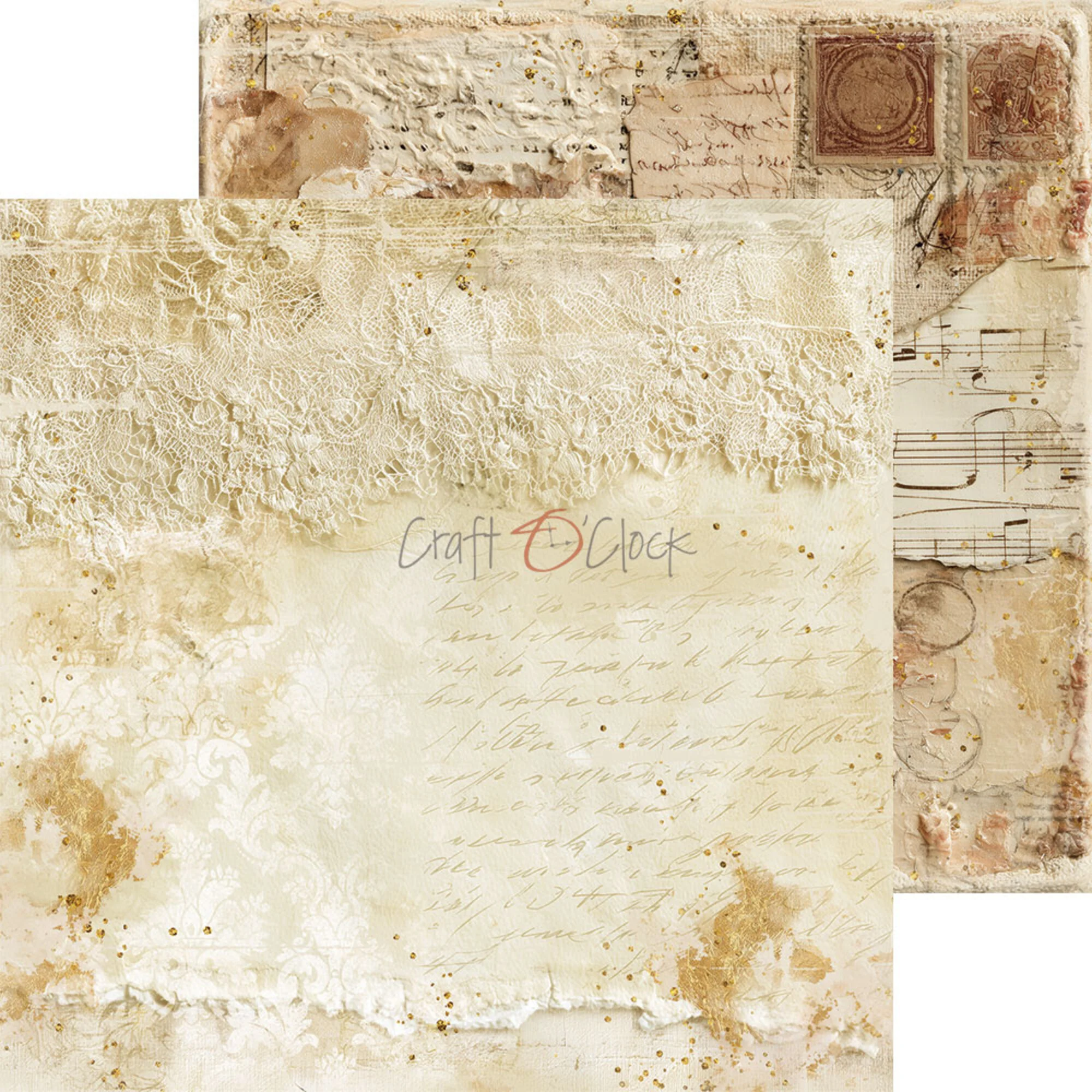 Craft O’Clock – Shades of Nature MIX paperilajitelma 20 x 20 cm - Image 13