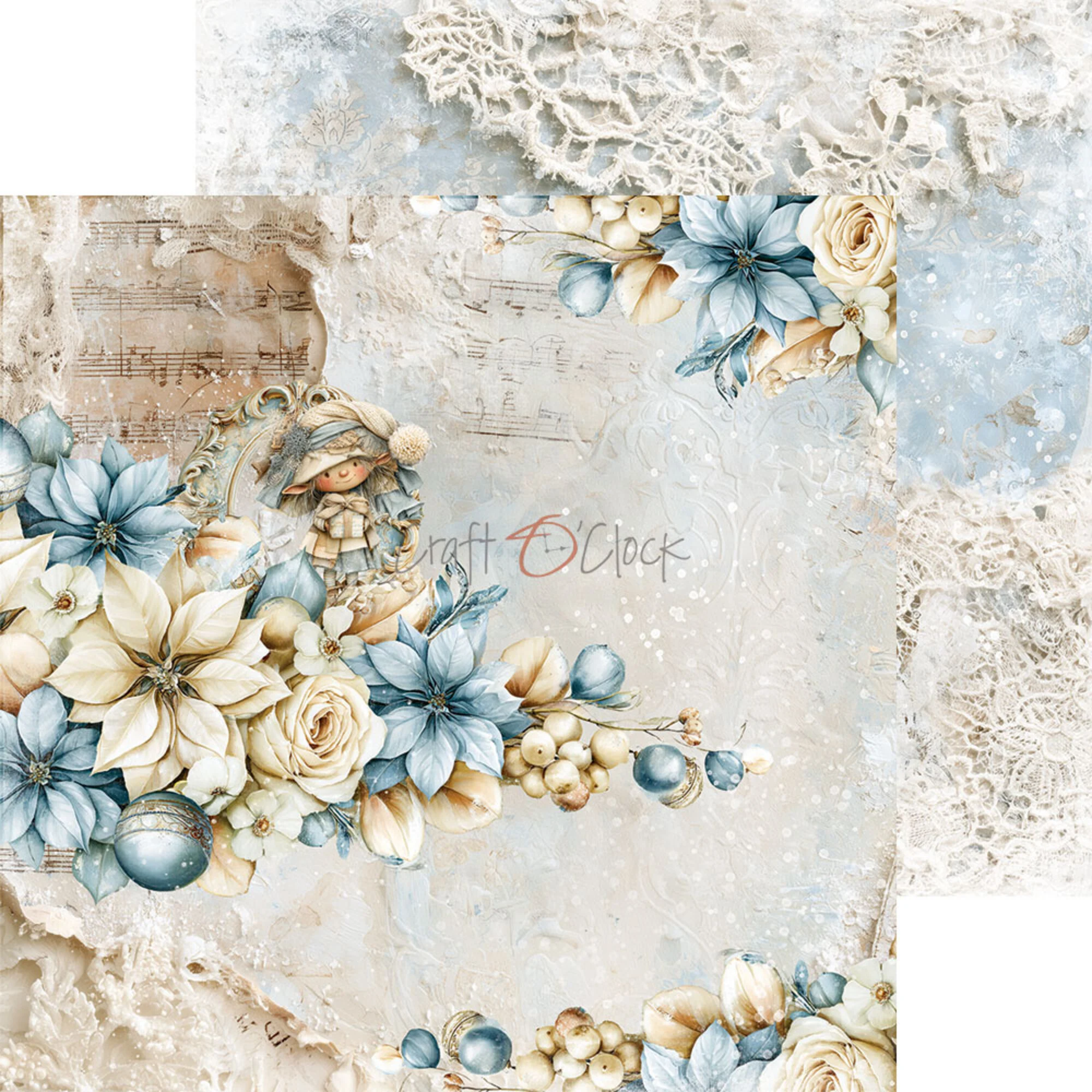 Craft O’Clock – Snow Games paperilajitelma 15 x 15 cm - Image 5