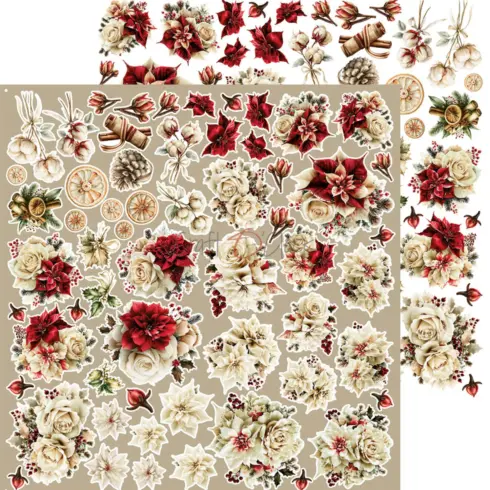 Craft OClock Spirit of Christmas Flowers Extras leikekuvat 1