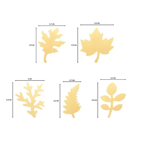 Craft Punch Set Leaves – Kuviolavistajasetti lehdet 5 kpl