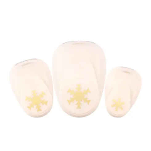 Craft Punch Set Snowflakes MIX – Kuviolävistäjäsetti lumihiutaleet (3 kpl)
