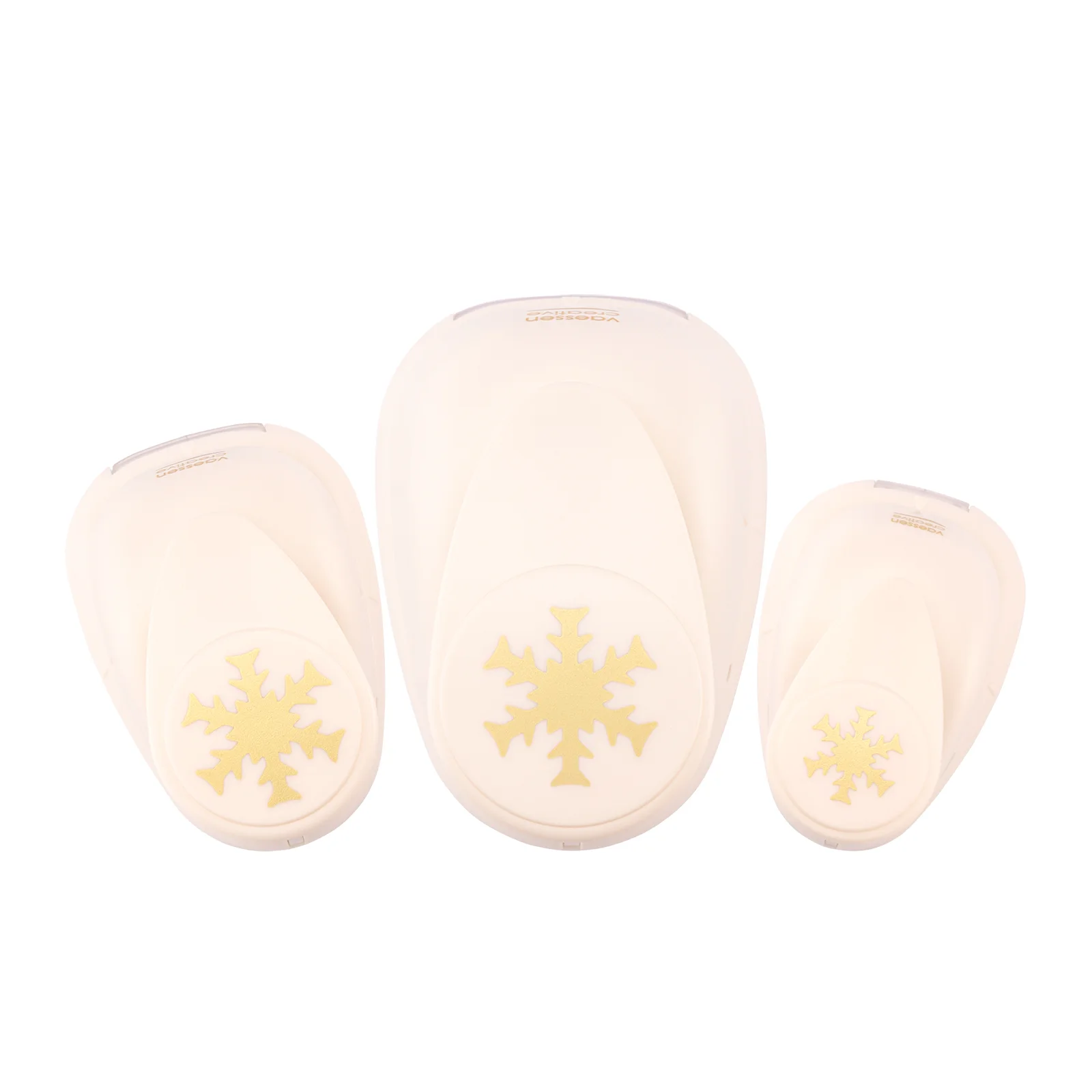 Craft Punch Set Snowflakes MIX – Kuviolävistäjäsetti lumihiutaleet (3 kpl)