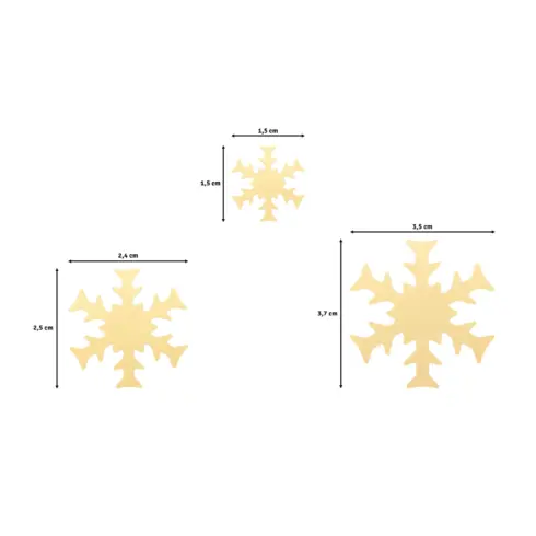 Craft Punch Set Snowflakes MIX Kuviolavistajasetti lumihiutaleet 3 kpl