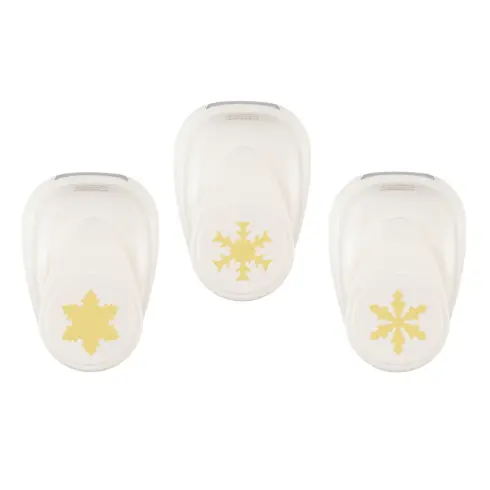Craft Punch Set Snowflakes TRIO – Kuviolävistäjäsetti lumihiutaleet (3 kpl)