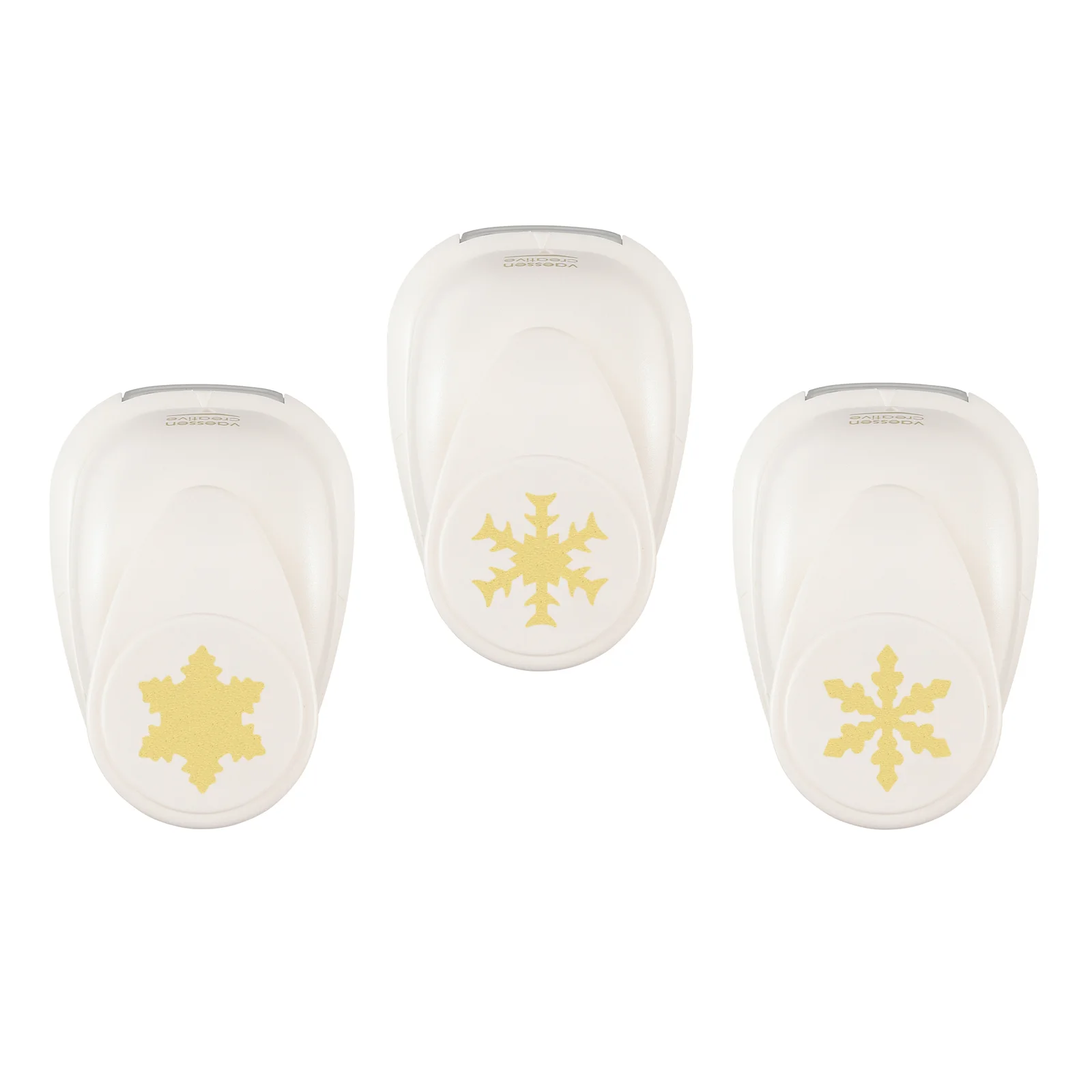 Craft Punch Set Snowflakes TRIO – Kuviolävistäjäsetti lumihiutaleet (3 kpl)