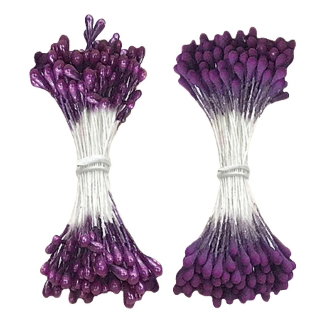 Leane Creatief Heteet violetti kiiltävä ja matta 2mm (80+80 kpl)