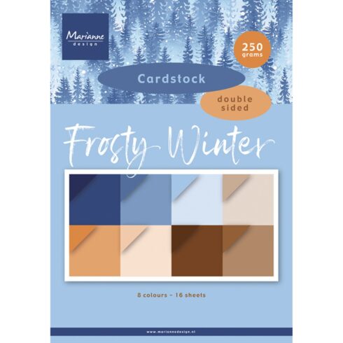 Marianne Design Frosty Winter kartonkilehtiö A4
