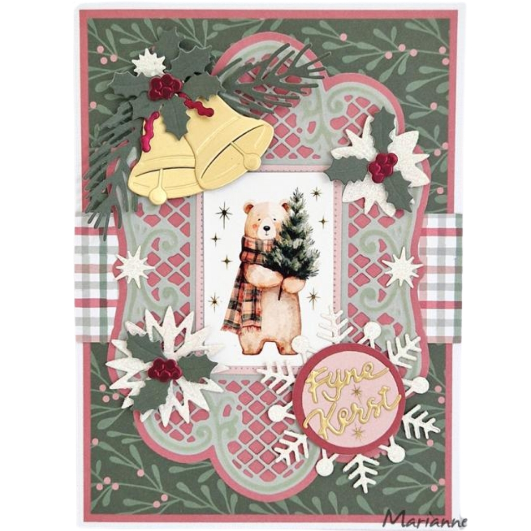 Marianne Design Stamps Christmas korttikuvat (19 kpl)