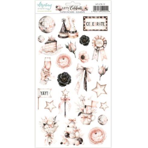 Mintay Let's Celebrate Stickers Elements tarra-arkki