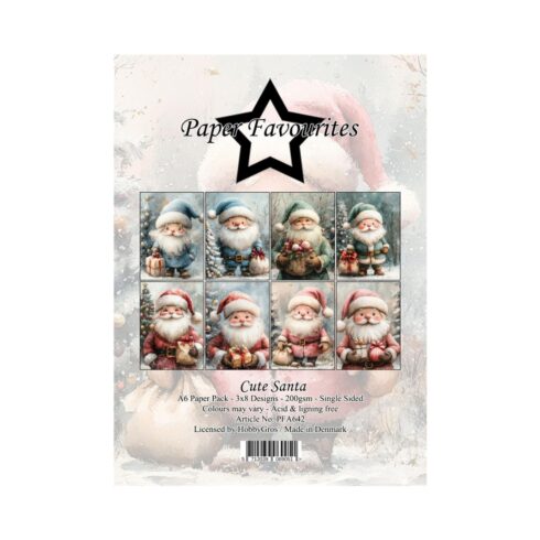 Paper Favourites – Cute Santa paperilajitelma A6