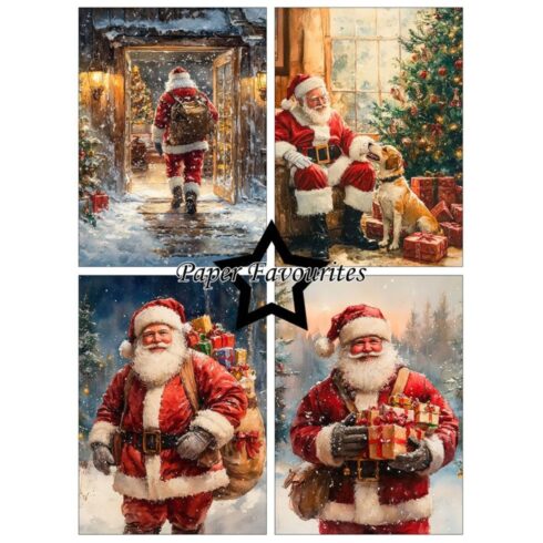 Paper Favourites Santa Claus paperilajitelma A6 1