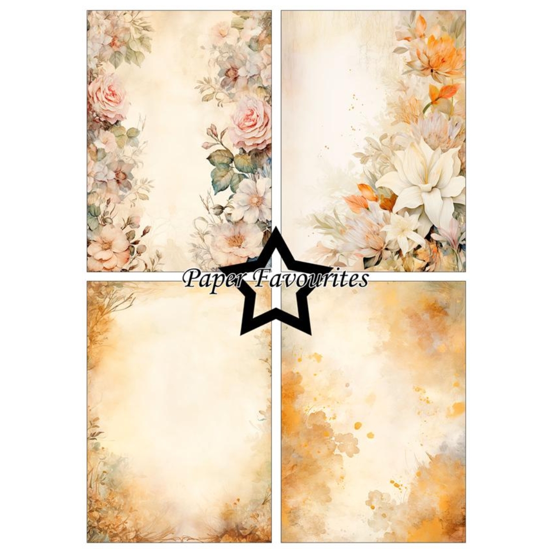 Paper Favourites – Winter Florals paperilajitelma A5 - Image 3