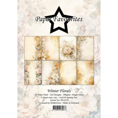 Paper Favourites Winter Florals paperilajitelma A5