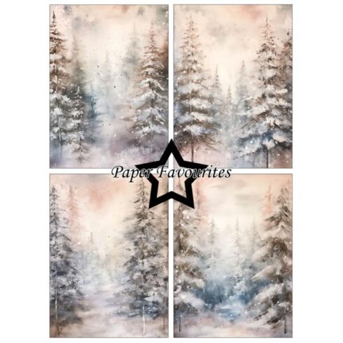 Paper Favourites Winter Forest paperilajitelma A6