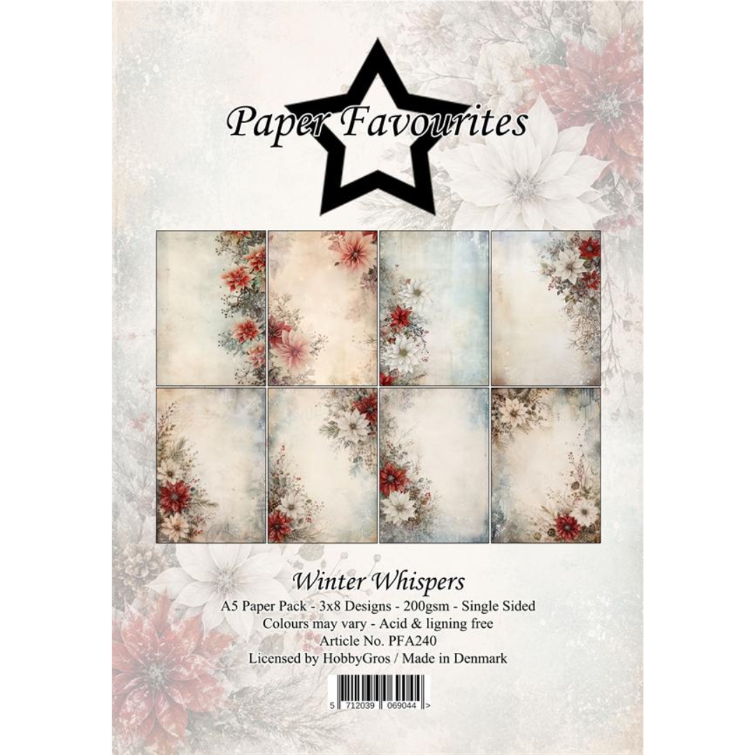Paper Favourites Winter Whispers paperilajitelma A5