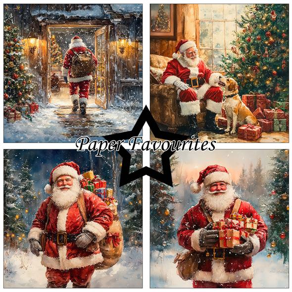 Paper Favourites – Santa Claus paperilajitelma 15 x 15 cm - Image 3