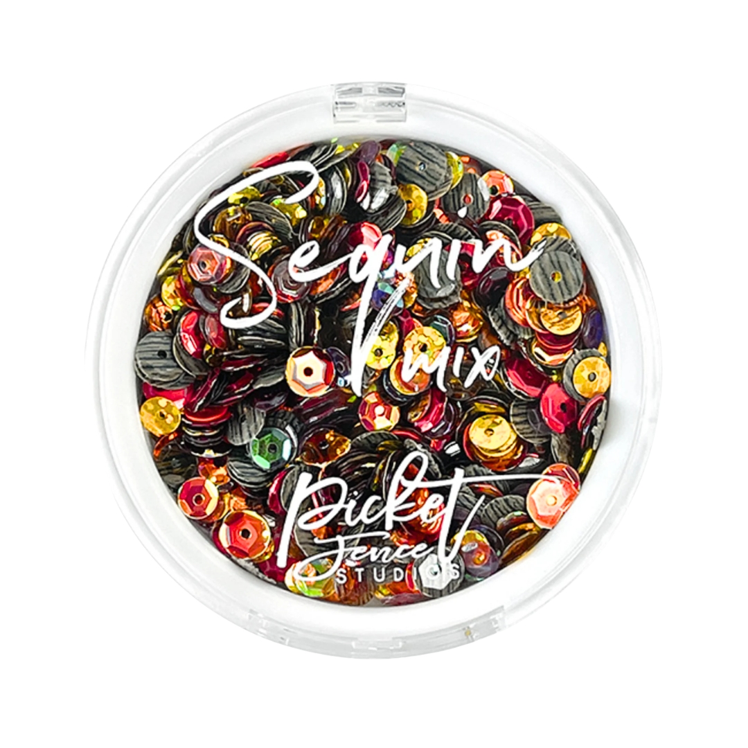 Picket Fence Studios shaker sequin mix AUTUMN BREEZE