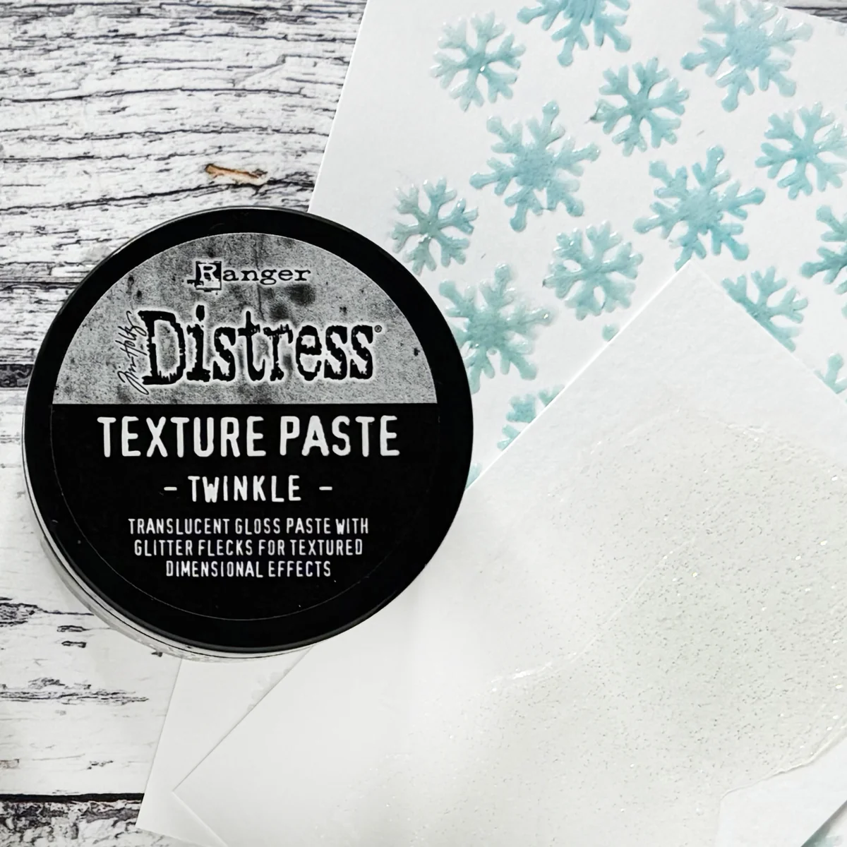 Ranger Tim Holtz Distress Texture Paste Twinkle – Kimallepasta 88ml - Image 3