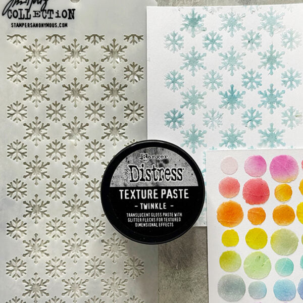 Ranger Tim Holtz Distress Texture Paste Twinkle – Kimallepasta 88ml - Image 4