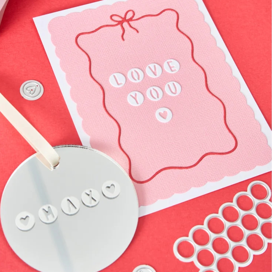 Sizzix Thinlits stanssi – ALPHABET BEADS - Bild 2