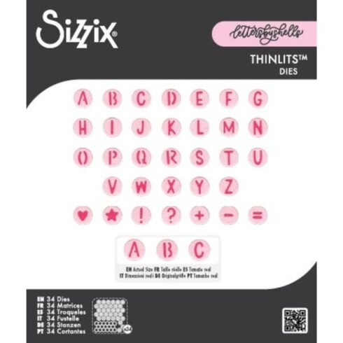 Sizzix Thinlits stanssi ALPHABET BEADS