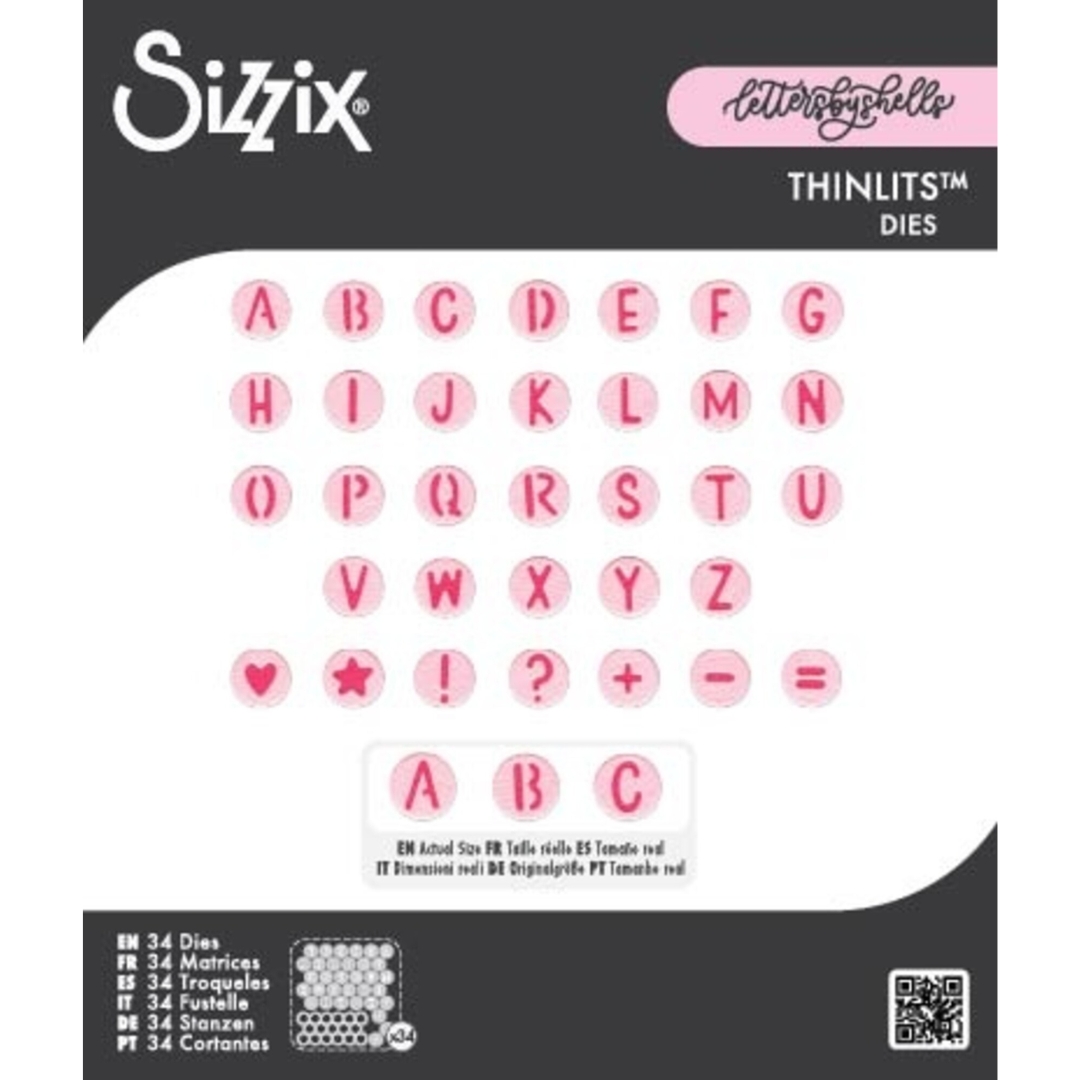 Sizzix Thinlits stanssi ALPHABET BEADS