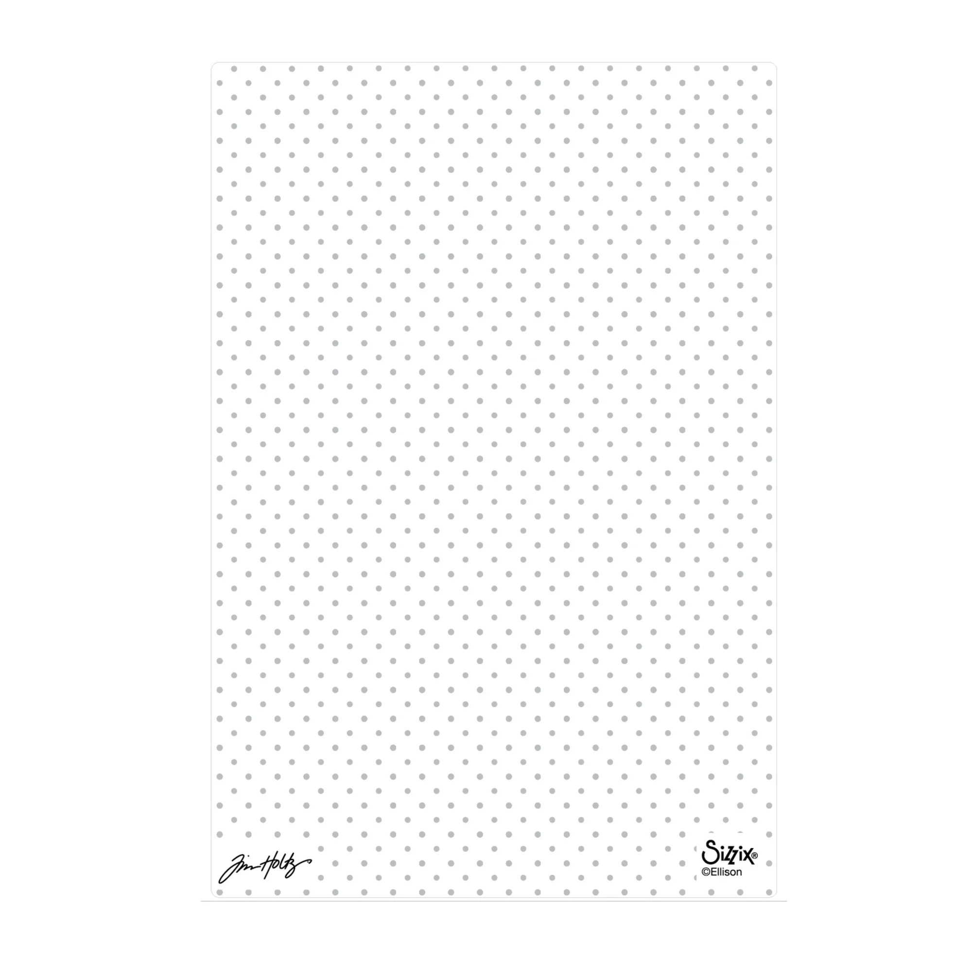 Sizzix Tim Holtz 2D kohokuviointikansio Textured Fades – VAULT DOTS (A5) - Image 5