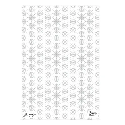 Sizzix Tim Holtz 2D kohokuviointikansio Textured Fades – VAULT SNOWFLAKES 3 A51