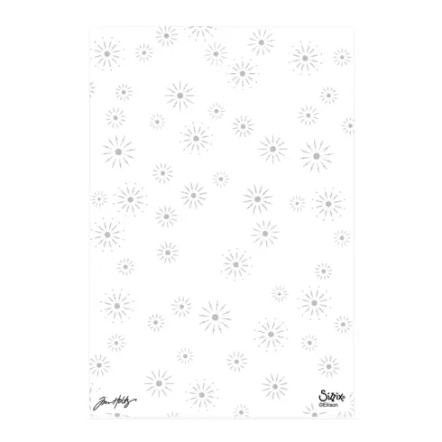 Sizzix Tim Holtz 2D kohokuviointikansio Textured Fades – VAULT SPARKLE STARS A51