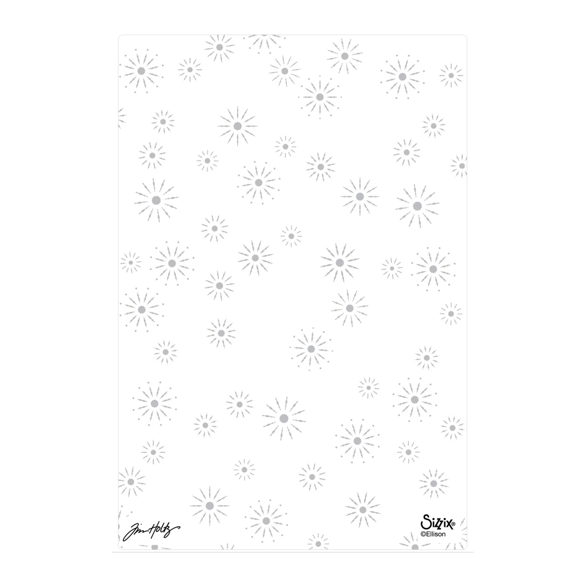 Sizzix Tim Holtz 2D kohokuviointikansio Textured Fades – VAULT SPARKLE STARS (A5) - Image 5
