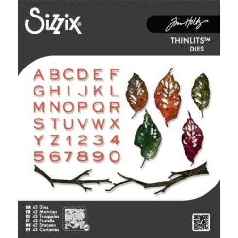 Sizzix Tim Holtz Thinlits stanssi LEAVES + STICKS