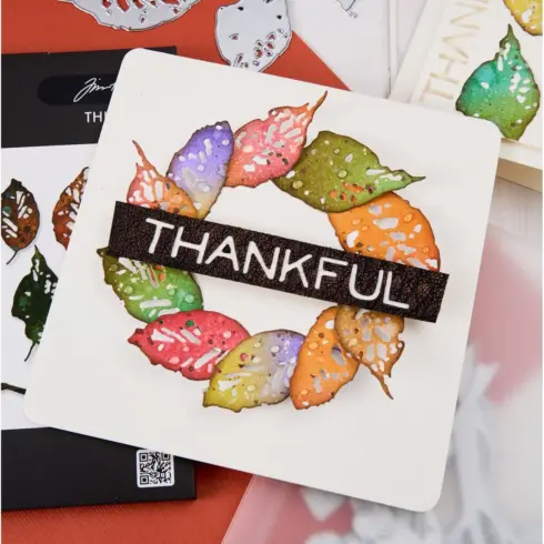Sizzix Tim Holtz Thinlits stanssi LEAVES STICKS3