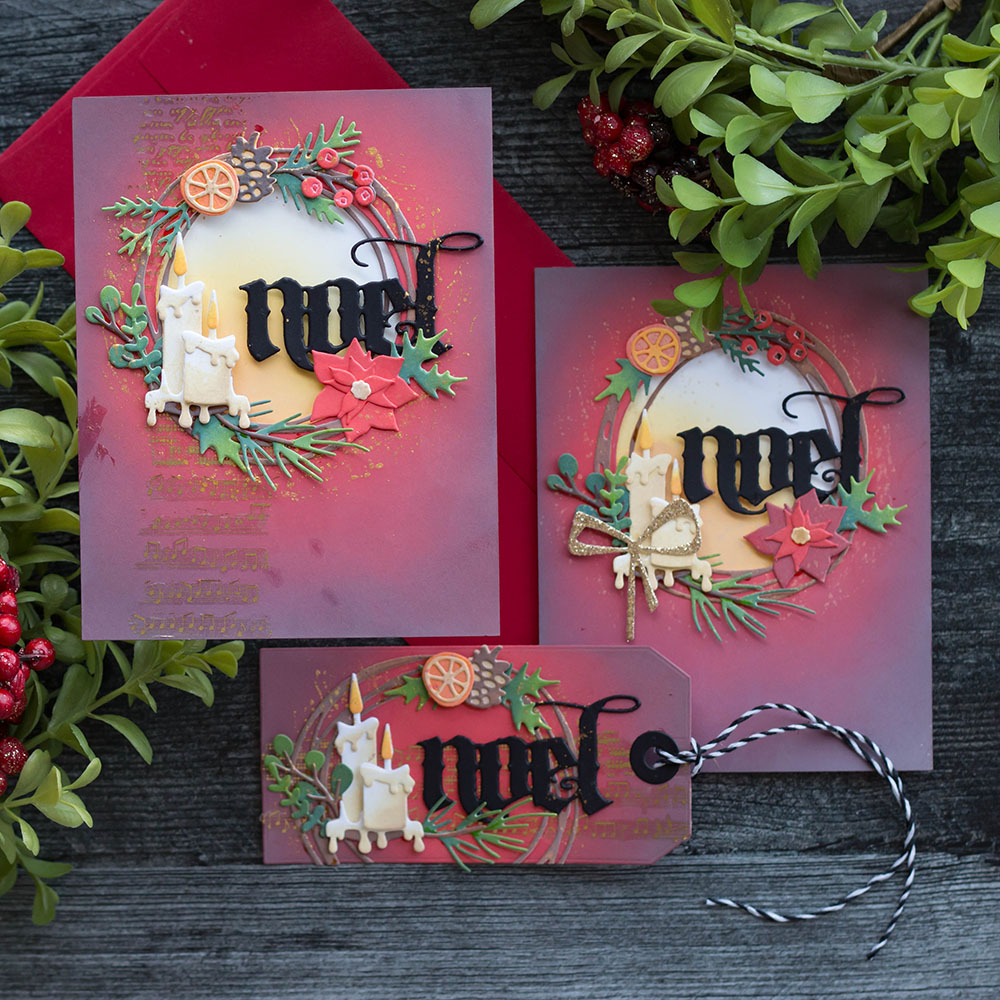 Sizzix Tim Holtz Thinlits stanssi – VAULT FESTIVE WREATH - Image 2