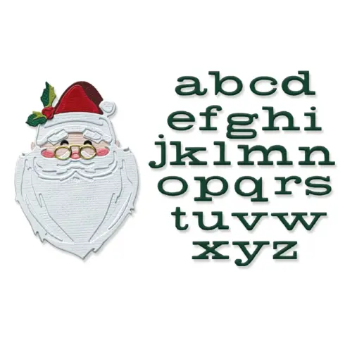 Sizzix Tim Holtz Thinlits stanssi – VAULT LETTER TO SANTA2