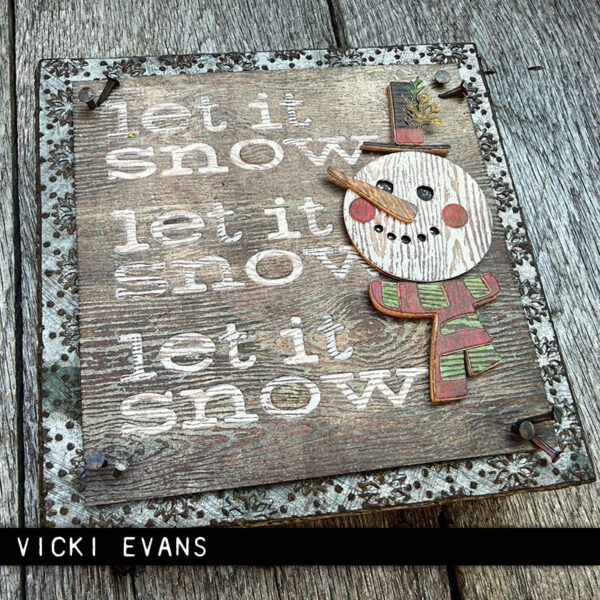 Sizzix Tim Holtz Thinlits stanssi – VAULT LETTER TO SANTA - Image 5