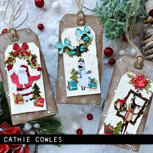 Sizzix Tim Holtz Thinlits stanssi – VAULT PAPERCUT CHRISTMAS - Image 2