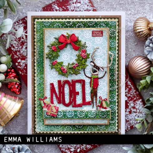 Sizzix Tim Holtz Thinlits stanssi – VAULT PAPERCUT CHRISTMAS4