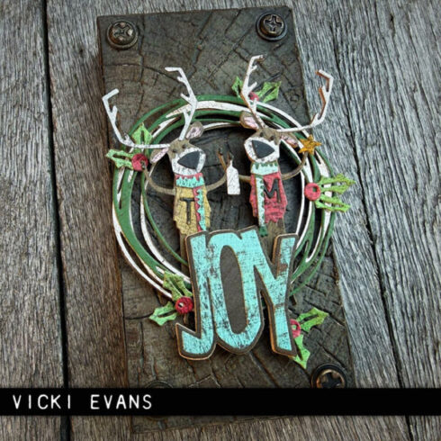 Sizzix Tim Holtz Thinlits stanssi – VAULT PAPERCUT CHRISTMAS8