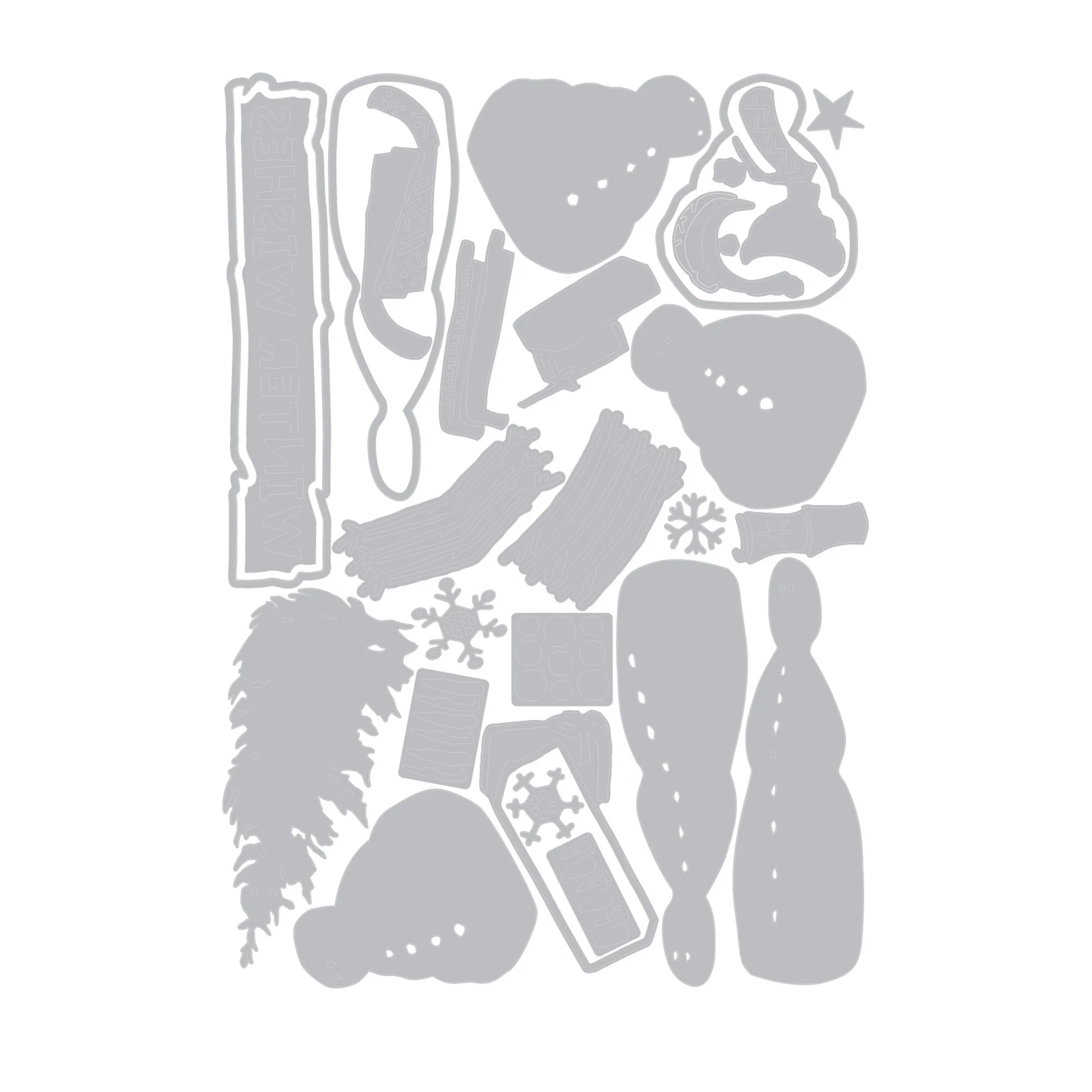 Sizzix Tim Holtz Thinlits stanssi – VAULT TWIG & STUMP - Image 5