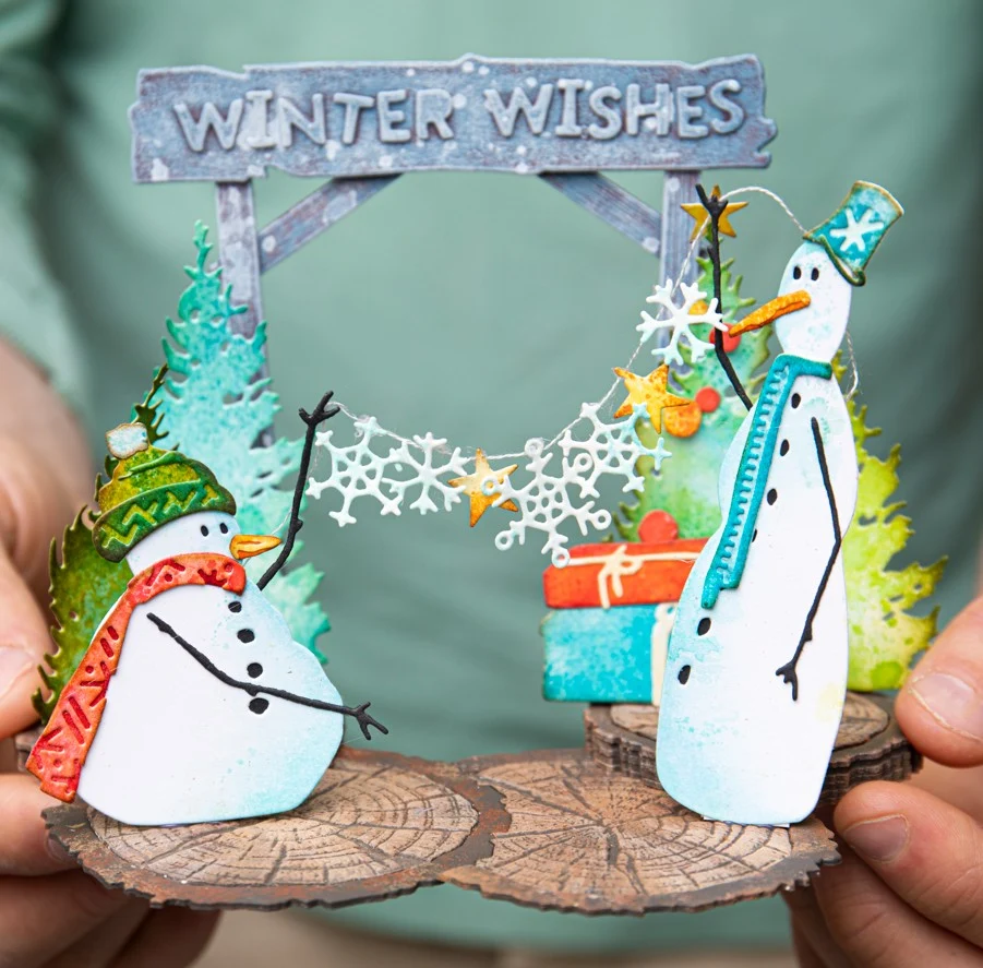 Sizzix Tim Holtz Thinlits stanssi – VAULT TWIG & STUMP - Image 2
