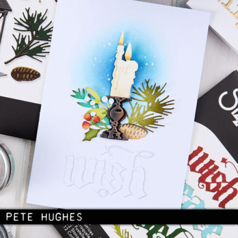 Sizzix Tim Holtz Thinlits stanssi – VAULT WINTER CANDLELIGHT6