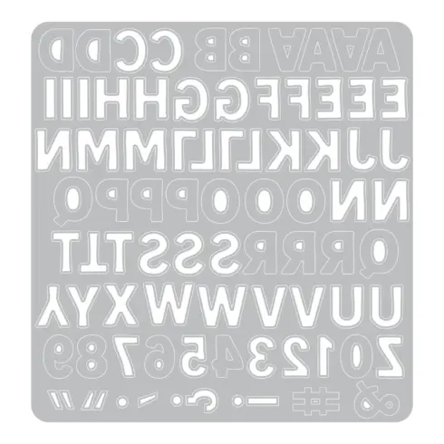 Sizzix Vicky Boutin Thinlits stanssi – MINI BOLD ALPHA