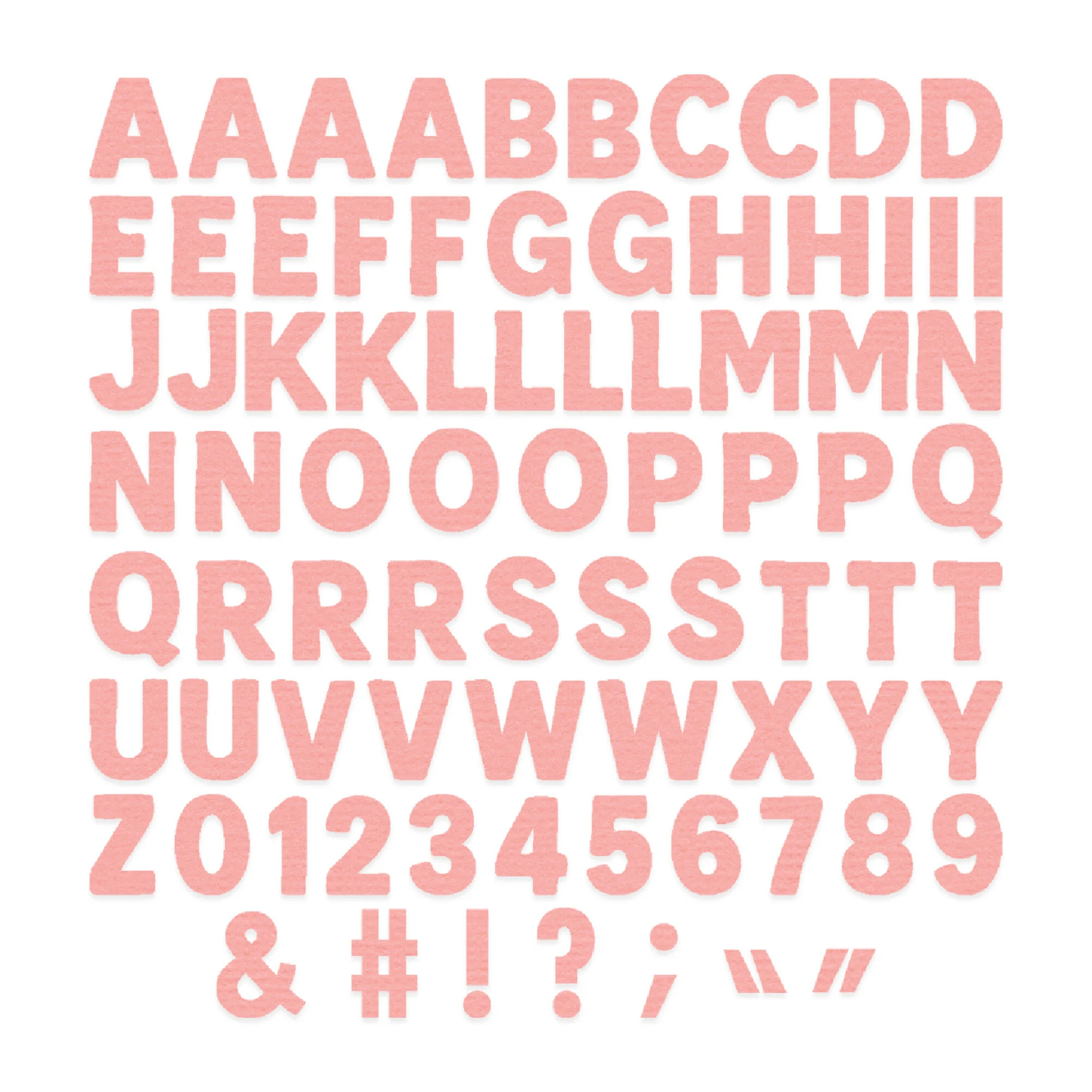 Sizzix Vicky Boutin Thinlits stanssi – MINI BOLD ALPHA - Bild 3