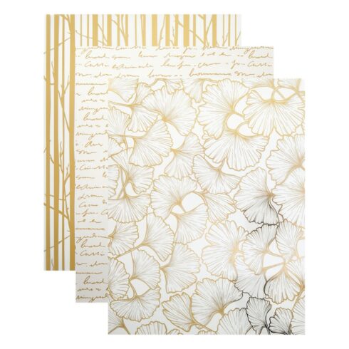 Spellbinders Woodland Tales Foiled Acetate Vellum asetaattikalvo ja kuultopaperi 6 kpl 1