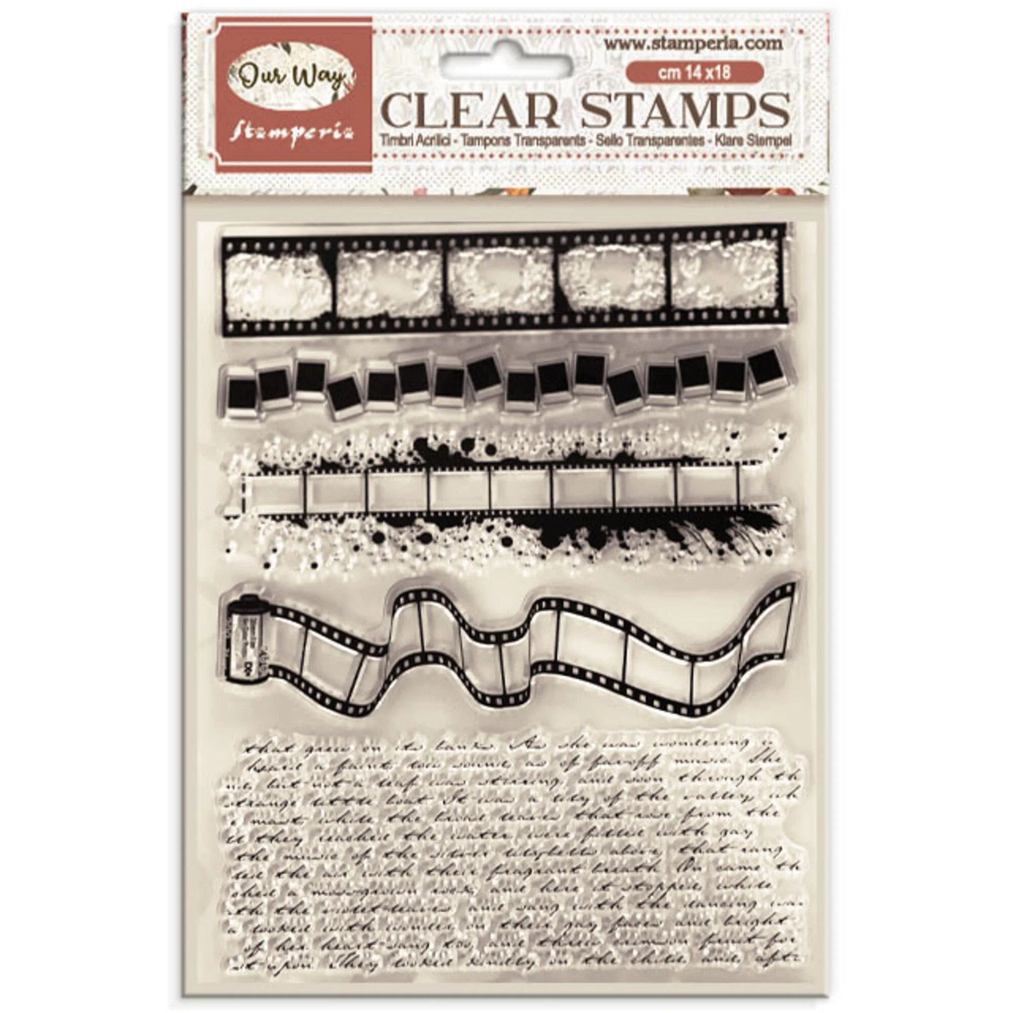 Stamperia Clear Stamps Our Way Film leimasinsetti