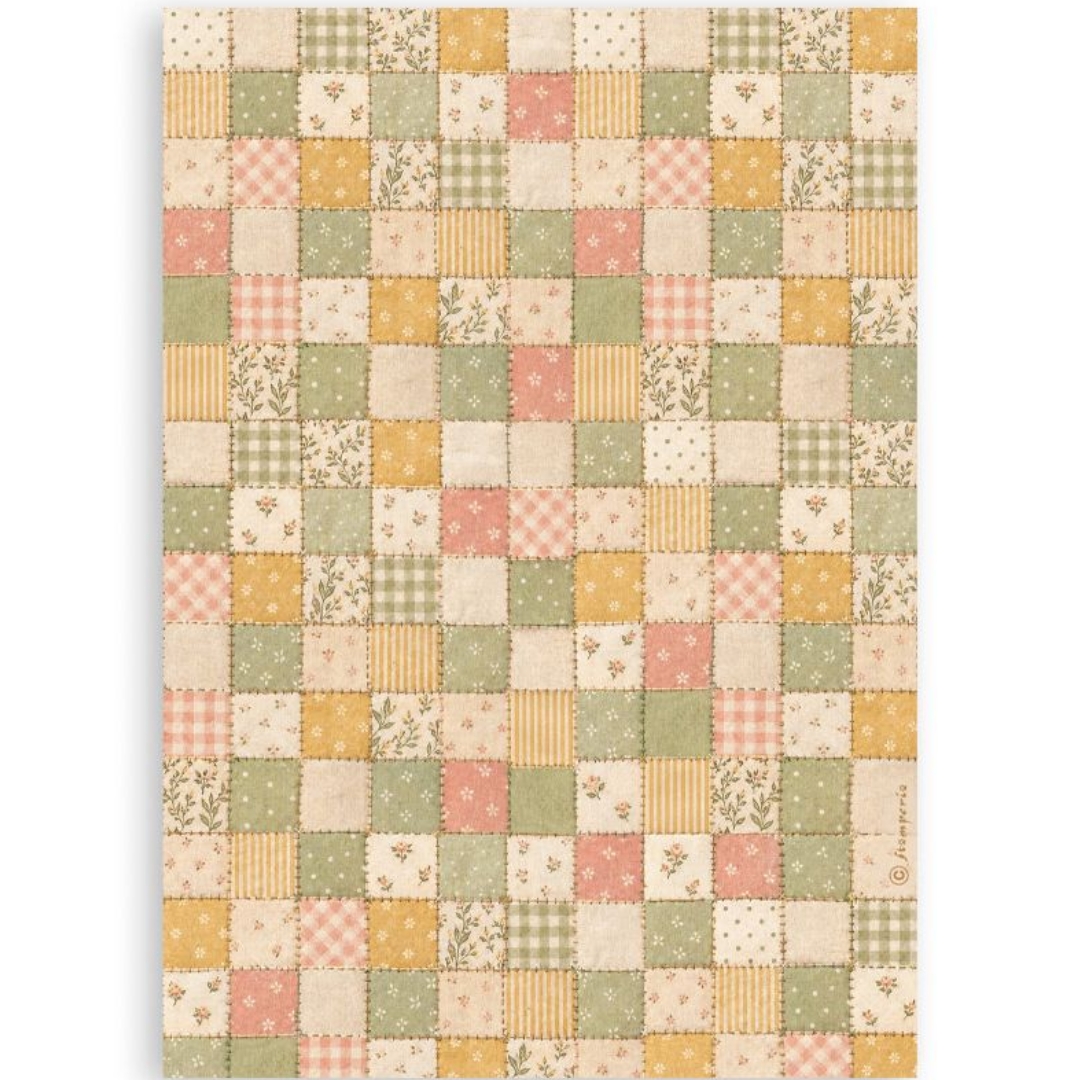 Stamperia – Cozy Family Washi Pad (8 kpl) A5 - Bild 6